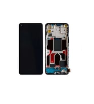 Oppo Reno 5 Lite ile Uyumlu Oled Ekran Dokunmatik Çıtalı CPH2205 (Siyah)