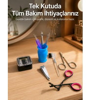 Ev Tipi Manikür Seti Cımbız Tırnak Makası Kaş Makası Bakım Kiti