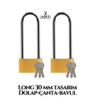 TransForMacion Long 30 mm Dolap Çanta Bavul Kilidi 2 ADET 718882