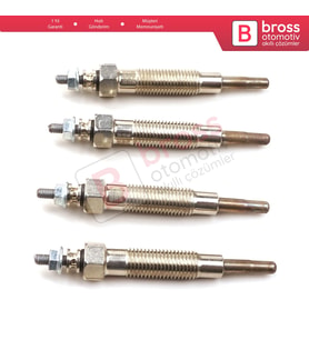 Mitsubishi Hyundai için 4 Adet Isıtma Bujisi 11 Volt MD197511, GN107