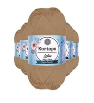 5 Adet Lotus Bikini Büstiyer Bluz Örgü İpi K837 Ten