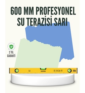Profesyonel 600 Mm Su Terazisi Duvar Ve Montaj İşleri İçin