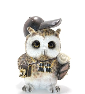 Steampunk Polyester Baykuş Figürü Model 2