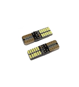T10 Led Ampul 24SMD Canbus(Arıza Engelleyici) mavi 2'li Set 12V