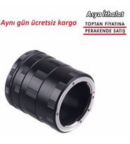Sony Nex E mount için Makro Uzatma Tüpü Extension Tube Sony Nex E mount Uyumlu