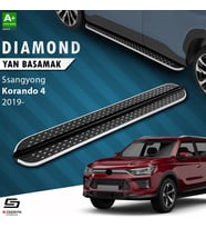 S-Dizayn Ssangyong Korando Diamond Krom Yan Basamak 183 Cm 2019 Üzeri