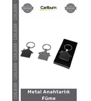 Özel Üretim Lüks Dayanıklı Şık Logolu Promosyon Kaliteli Aksesuar Hediye Metal Anahtarlık Füme