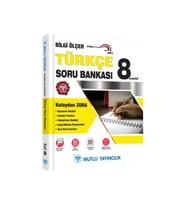 Mutlu Yayınları 8. Sınıf Türkçe Bilgi Ölçer Soru Bankası
