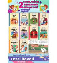 2.Sınıflar İçin Okumayı Sevdiren Dostluk, Macera, Heyecan İçeren 10 lu Hikaye Seti