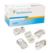 Powermaster PM-5992 AMP Cat6 RJ45 CAT5/6/7 Konnektör (100 Lü Paket)