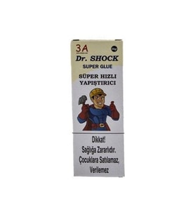 3A Dr. Shock Süper Hızlı Yapıştırıcı 20 Gr.