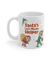 Santa's Last-Minute Helper Coffee Mug  - Komik Hediye Kupa  Ofis Arkadaşına Harika Hediye