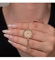 KALBİMİN ANAHTARI 925 AYAR GÜMÜŞ KOLYE
