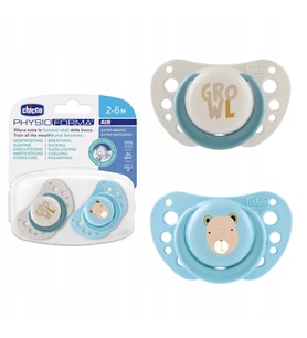 Chicco PhysioForma Air 2'li Silikon Emzik 2-6 Ay Erkek (Çok Renkli)