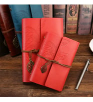 Mürekkepli Divit Kalem Ve Deri Defter