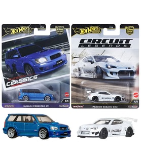 Premium Set - Hot Wheels Pandem Subaru BRZ & Hot Wheels Subaru Forester STi (1/64)