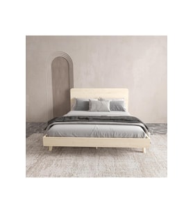 Soft Wood Model Masif Ahşap Karyola Kolay Kurulum Fırınlanmış İthal Sibirya Çamı 180x200 Yatak Uyumlu