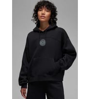 Nike Jordan PSG 23 Loose Fit Hoodie Bol Kesim Kapişonlu Kadın Sweatshirt Siyah