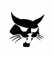Samuray Kedi Araba Sticker siyah 20x20 CM (Siyah)