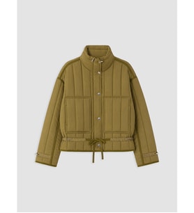 LCW Modest Yeşil Dik Yaka Oversize Kadın Şişme Mont