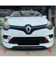 Renault Clio 4 Ön Ek Karlık Mat Siyah Plastik Makyajlı Kasa 2016 2017 2018 2019