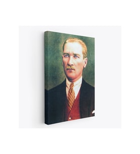 Atatürk Portre Tablosu Mustafa Kemal Atatürk Dekoratif Kanvas Tablo-CS-69