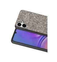 Onegif  Galaxy A07 4g Bright Simli Kapak - Gümüş