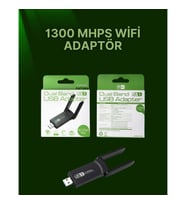 Mey İthalat® USB 3.0 Wireless Adaptör – 2.4GHz & 5GHz Destekli