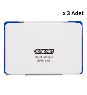 Bigpoint Metal Istampa Büyük Boy x 3 Adet