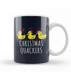 Christmas Quackers Kupa Bardak Porselen