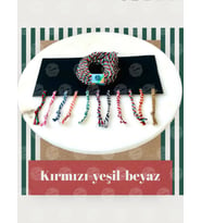  Paket İpi Paketleme Ipi / Bağlama Ipi /Üç Renkli Ip Kırmızı Beyaz Yeşil Renk 10 mt-T912 (Renksiz)