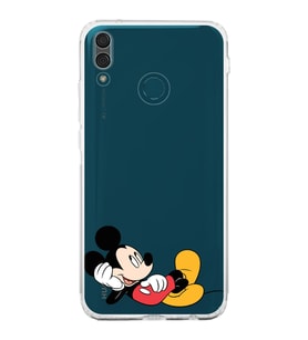Huawei Y9 2019  Kamera korumalı Kapak Mickey Mouse Tasarımlı  Şeffaf Kılıf