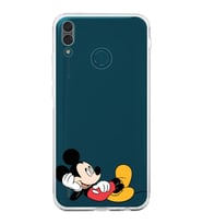 Huawei Y9 2019  Kamera korumalı Kapak Mickey Mouse Tasarımlı  Şeffaf Kılıf