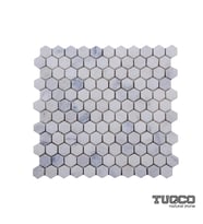 1’’ Hexagon Carrara Eskitme Mermer Mozaik