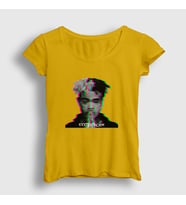 Presmono Kadın Sarı Pray XXXTentacion T-Shirt 48695tt (Sarı)