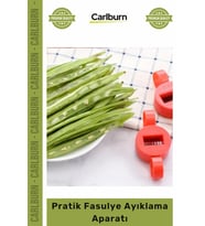 Özel Üretim Paslanmaz Çelik Bıçaklı Ergonomik Sebze Dilimleme Aleti Pratik Fasulye Ayıklama Aparatı
