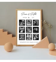 Sevgiliye 9 Fotoğraflı 20 X 30 Çerçeve (Ahşap)