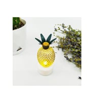 Sevimli Ananas Dekoratif LED Lamba, Şık ve Renkli Aydınlatma (Krem)