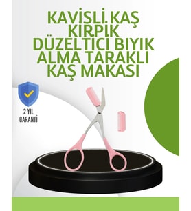 Taşınabilir Kaş Ve Kirpik Düzenleme Makası - Ergonomik Tasarım