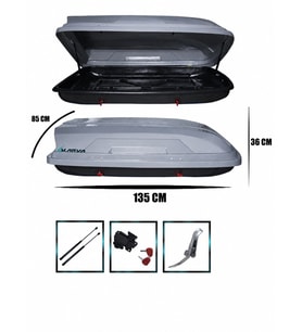 Port Bagaj 370 Litre Gri Toredo