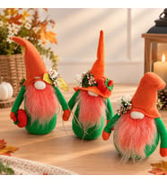 Şans Cücesi & Gnome & Hallowen / Cadılar Bayramı / Sonbahar Konseptli El Yapımı Dekoratif Obje
