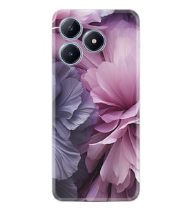 C61 Kılıf Boutique Baskılı Resimli Çiçek Mor Pcode -028