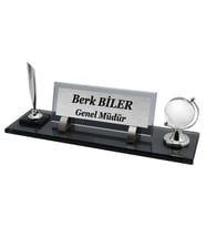 Kişiye Özel Tasarım Cam Masaüstü İsimlik - Ofis İsimlik - Yönetici İsimlik – Masalık – Masa İsimliği – Ofis İsimliği – Yönetici İsimliği – Kişiye Özel Hediye