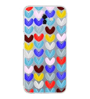 PrintiFy Samsung Galaxy J6 Plus 2018 ile Uyumlu 1mm Slim Fit Water Color 1 Baskılı Şeffaf  Kılıf