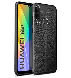 Newface Huawei Y6P Kılıf Auto Focus Kapak - Siyah