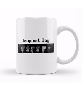 Happiest Day Fnaf Game Kupa Bardak Porselen