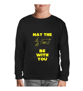 Star Wars - Force Siyah Çocuk Sweatshirt