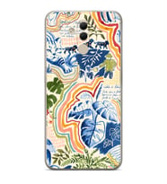 Huawei Mate 20 Lite Uyumlu Baskılı Yumuşak Silikon Şeffaf Telefon Kılıfı