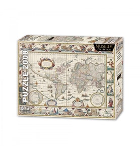 Star Oyun Dünya Haritası II 2000 Parça Puzzle