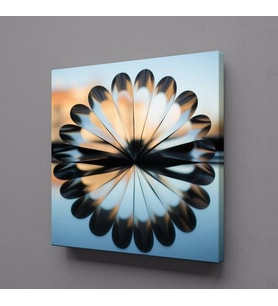 KIVRIMLAR KANVAS TABLO 40x40cm (Karışık)